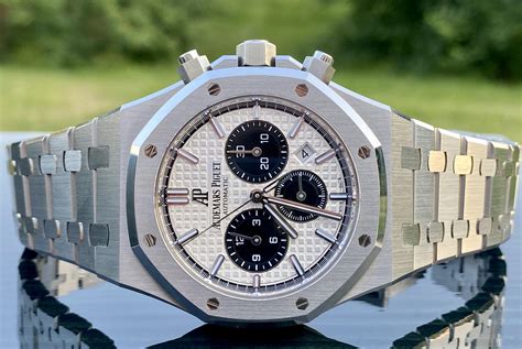 audemars piguet royal oak chrono panda|Audemars Piguet royal oak backside.